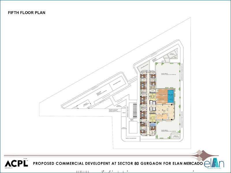 Elan Mercado Sector 80 Gurgaon- Fifth Floor Plan