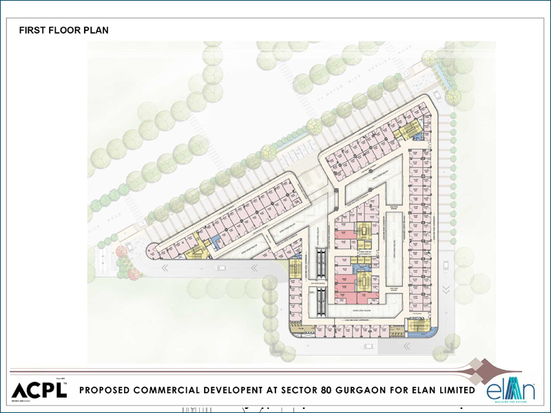 Elan Mercado Sector 80 Gurgaon- First Floor Plan