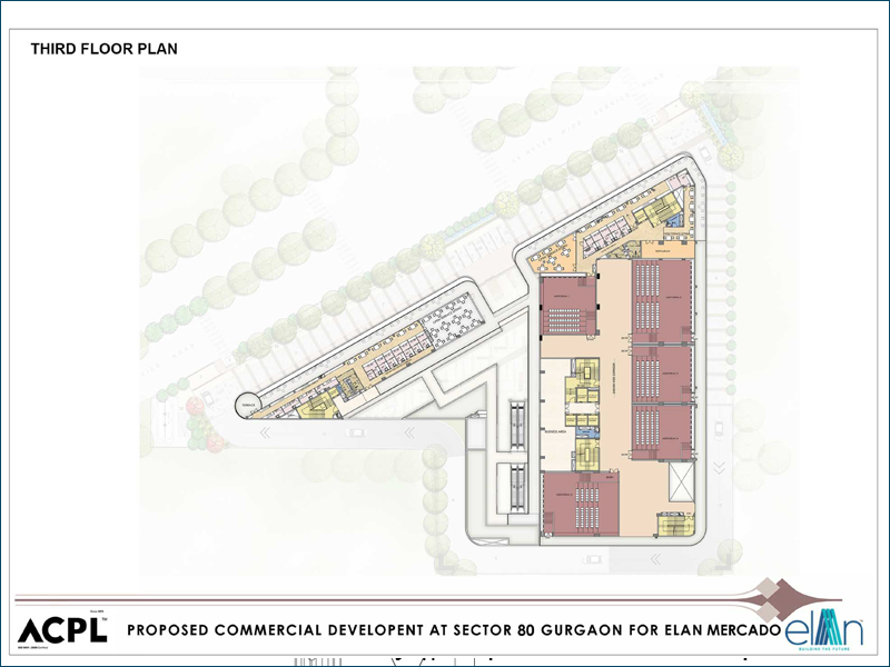 Elan Mercado Sector 80 Gurgaon- Third Floor Plan